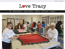Tablet Screenshot of lovetracy.org